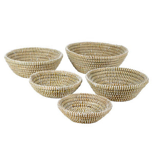 47th and Main Woven Sea Grass Bowl Set, 5-Piece