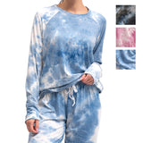 Blue Hello Mello "Dyes The Limit" Women's Long Sleeve Lounge Top