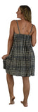 Dress Short Bali Tribal Print Navy - Polynesian Cultural Center