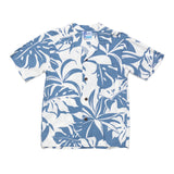 RJ Clancy Boy's "Family Print" Aloha Shirt- Blue on White