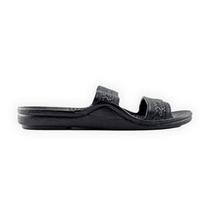 A.J.&W Comfy Black Sandals - The Hawaii Store