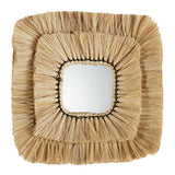 Seagrass Double Frame Mirror- Small