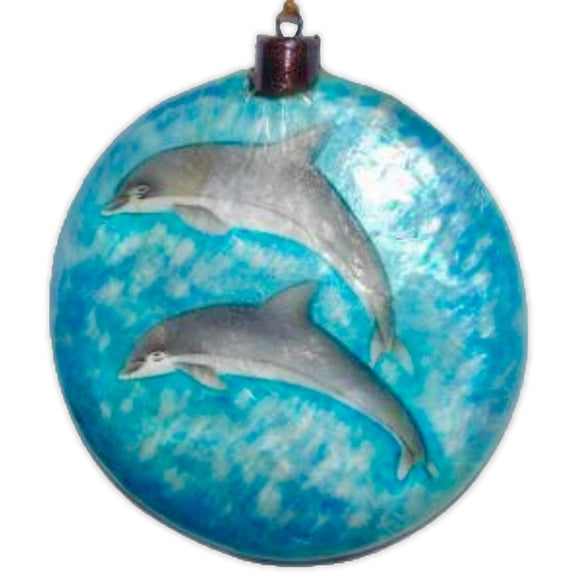 Capiz Dolphin Ornament - Polynesian Cultural Center