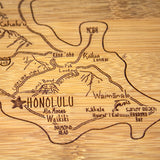 Cutting Board Slice of Oahu - Polynesian Cultural Center