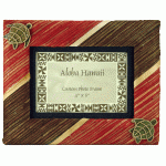 Frame Woven Red/Brwn 4x6 - Polynesian Cultural Center