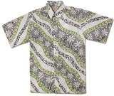 Men's Shirt Reverse Floral Wave Cotton/Poly - Polynesian Cultural Center