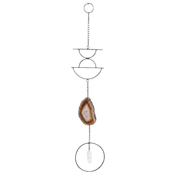 GeoCentral Crystal Agate Wall Hanging- 18