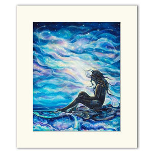 "Galactic" by Colleen Wilcox - Matted Print - 8"x10" - Polynesian Cultural Center