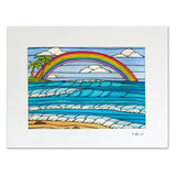 "Daydream Rainbow" Matted Print by Heather Brown - 8" x 10"
