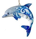 Dolphin with Sea Shells Ornament