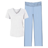 Pajama Set Pin Stripe 2X - Polynesian Cultural Center