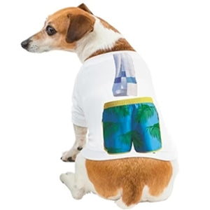 Just Add My Dog " Swim Trunks" Tee for Dogs- Polynesian Cultural Center