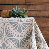 Rise Beyond The Reef "Delana" Hand-Printed Tablecloth-  60"x78"