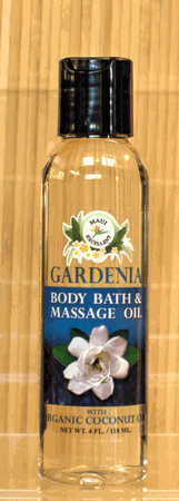 Massage Oil Gardenia 4oz - Polynesian Cultural Center