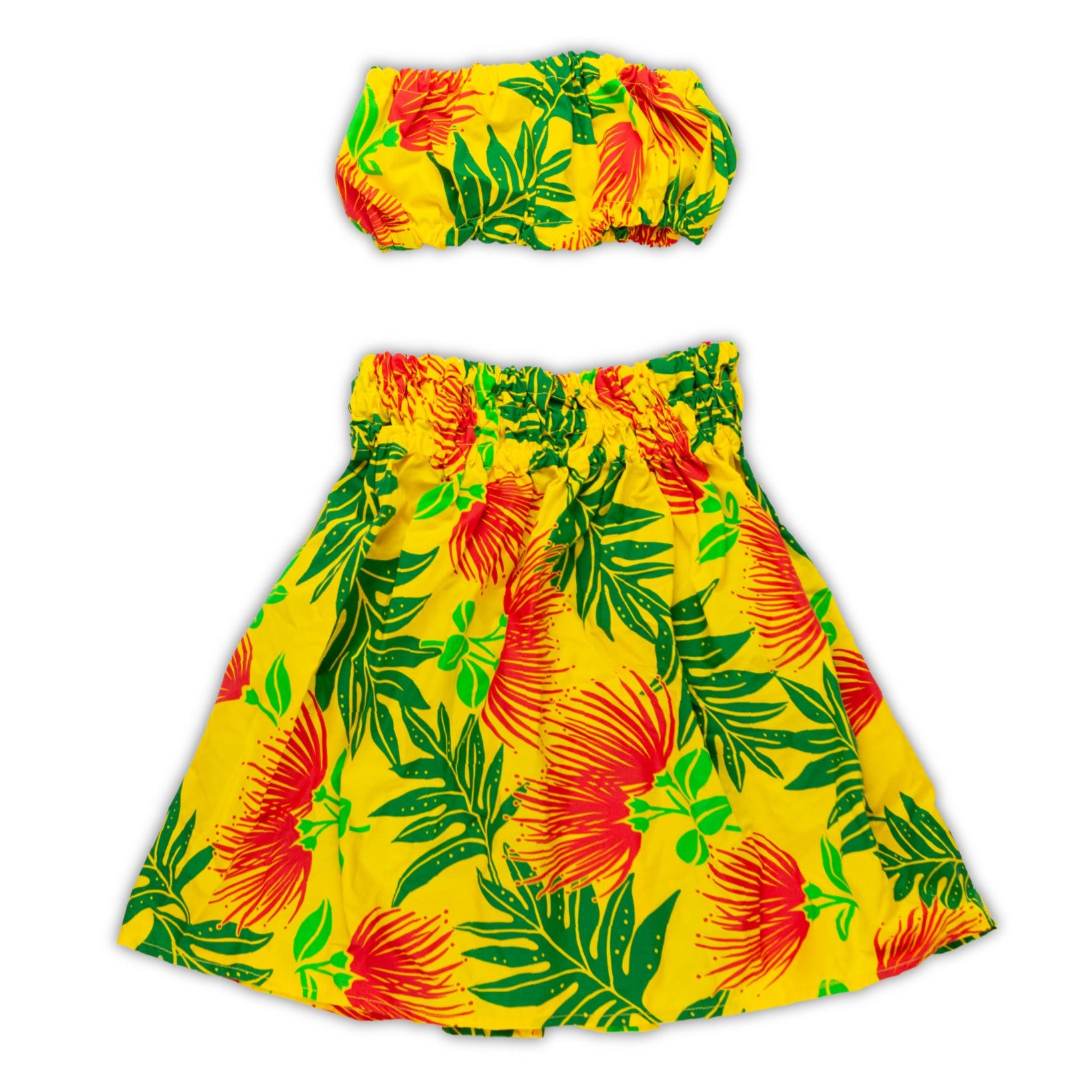 Hawaiian Pa u Hula Skirt Top Malulani Keiki Set 4Y 5Y The Hawaii Store