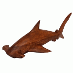 Figurine Wooden Hammerhead - Polynesian Cultural Center