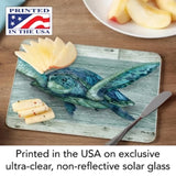 Northpoint Turtle printed tempered glass cutting board