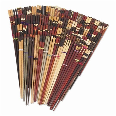 Chopstick Pair Exotic Inlaid Wood - Polynesian Cultural Center