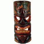 Large Palm Tree Mask 20" - Polynesian Cultural Center