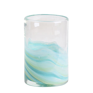 Beachcombers "Ocean Wave" Glass Vase- 4.745" x 7"