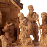 Olive Wood 15 Piece Nativity Set - 10"x10" - Polynesian Cultural Center