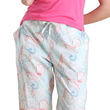 Mahogany "Sea Shells" Cotton Pajama Pants in a Bag