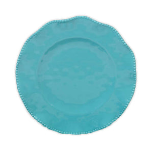 “Perlette Teal” Dinner Plate, 11” - Polynesian Cultural Center