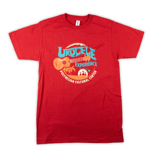  "Ukulele Experience" Unisex Tee Shirt- Red