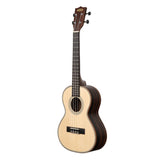 Kala Solid Spruce Top Striped Ebony Tenor Ukulele 