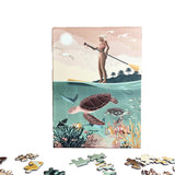 Surf Shack 1000-piece Puzzle ''Underwater'' by Les Rideuses