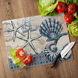 Tide Pool Shell Tempered Glass Cutting Board - 15"x12" - Polynesian Cultural Center