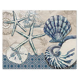 Tide Pool Shell Tempered Glass Cutting Board - 15"x12" - Polynesian Cultural Center