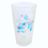 Henna sea turtle frosted glass tumbler 16 oz.