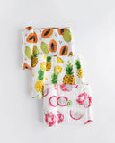 Little Unicorn "Tropical Fruit" Cotton Muslin Swaddle Blanket, 3-Pack