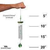 Woodstock Chimes "Emerald Crystal" Wind Chime