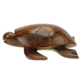 Hand-carved Ironwood Sea Turtle Figurine- Small 