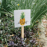 "Be Sweet" Pineapple Wood Garden Sign