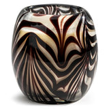 Dynasty Gallery "Zebra Glow" Glass Candle- Library Scent
