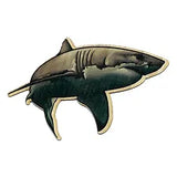 "Great White Shark" Bamboo Sticker 