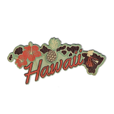  "Blue Hawaii Islands" Bamboo Sticker