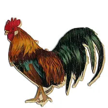 Sticker Bamboo Rooster - The Hawaii Store