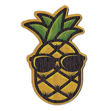  "Cool Pineapple" Bamboo Sticker