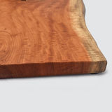 Large Live Edge Natural Finish Acacia Wood Cutting Board