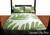 Custom Hawaiian Quilt Bedspreads -  Single/Twin (71"x101") - Polynesian Cultural Center