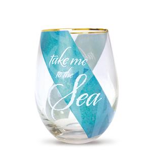 Stemless Glass Take Me Sea - Polynesian Cultural Center