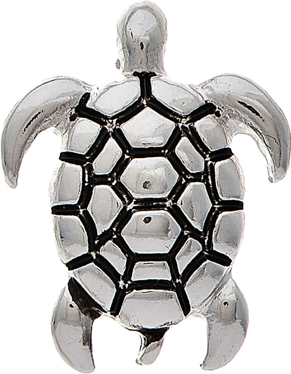Silver Tiny Turtle Post Earing - The Hawaii Store