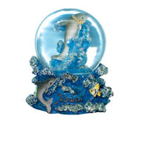 Mom & Son Dolphin Water Globe Souvenir