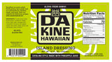 Da Kine Hawaiian Island Dressing Label and Nutrition Information
