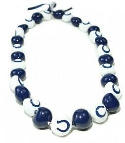 NFL Indianapolis Colts Kukui Nut Lei - Polynesian Cultural Center