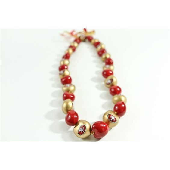 NFL San Francisco 49ers Kukui Nut Lei